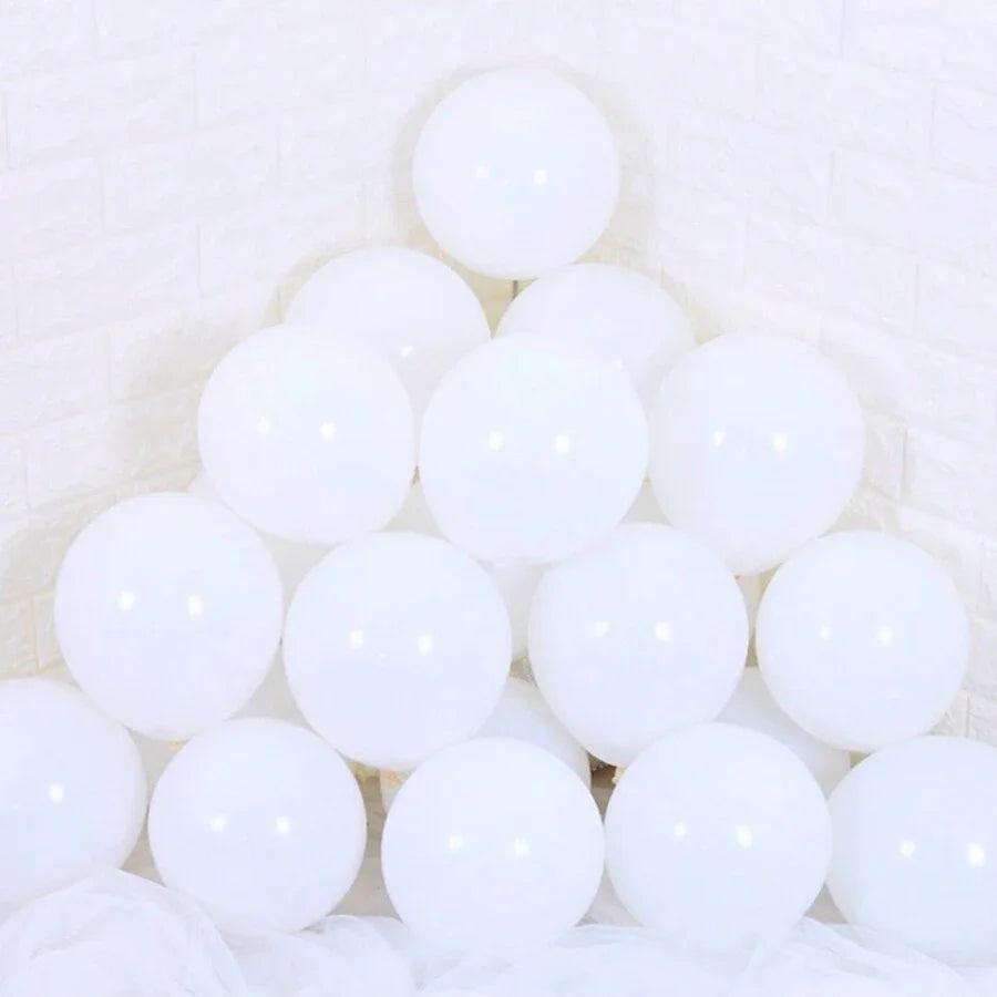 Choice 140er Ballonbogen Set Weiß - 140 Stück 5 Zoll