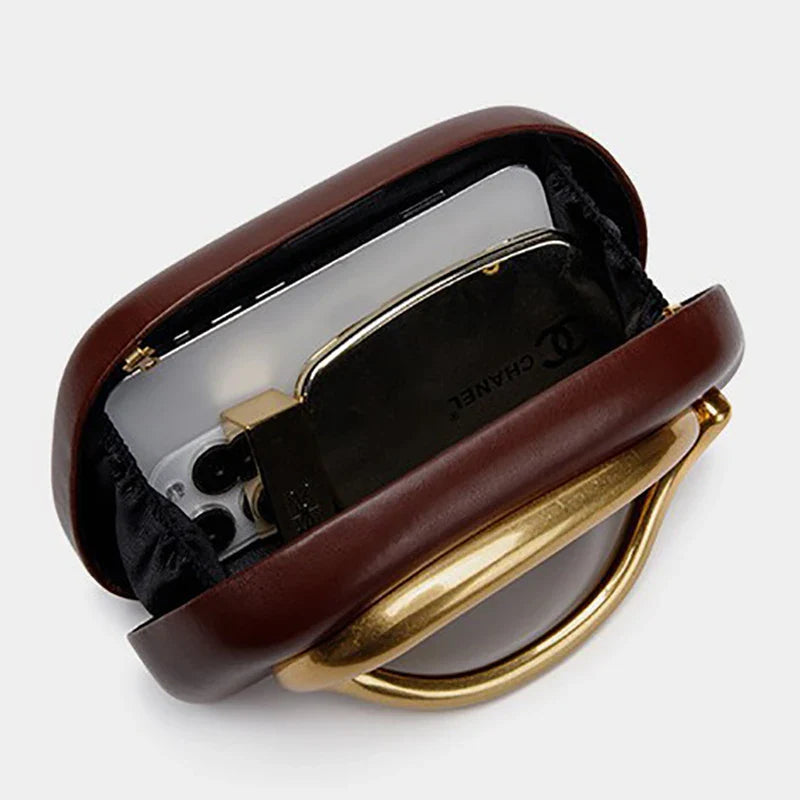 stylish mini chain purse women retro shoulder bag