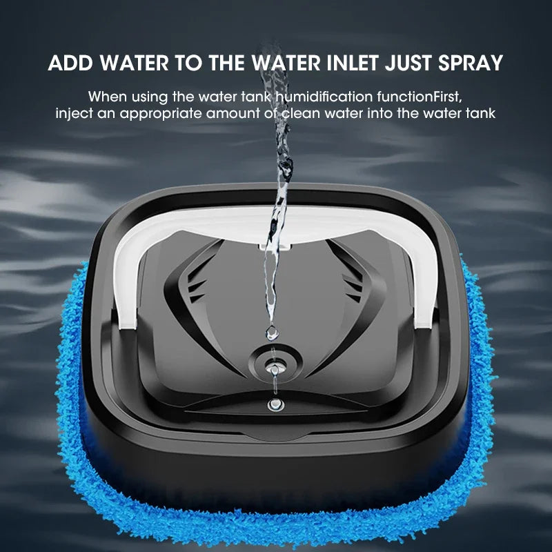 Household Electric Vacuum Cleaner Wireless Sweeping Robot Rotating Strong Cleaning Humidification Spray Dry and Wet Sweeping