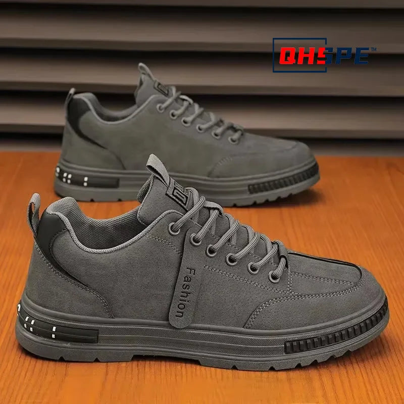 Wear resistant New BreathableWork Safety Shoes Trendy Versatile Comfortable Eva Insoles Rubber Upper shoes for men  sneakers men