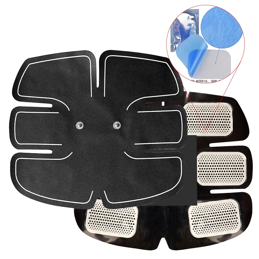 Plasturi fitness 2025: Raiuleko Plasturi pentru antrenament abdominal, braț, ABS și șold - Stimulator muscular abdominal EMS, instrument de exerciții, colecție de masaj pentru slăbire corporală