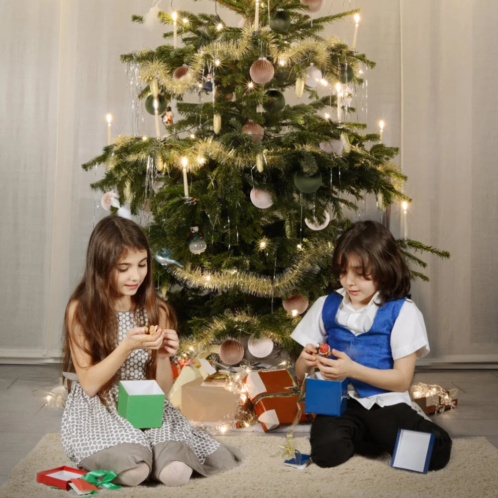 VelvetBall Christmas Kugeln - Velours-Flock, 15 St, 8 cm Durchmesser