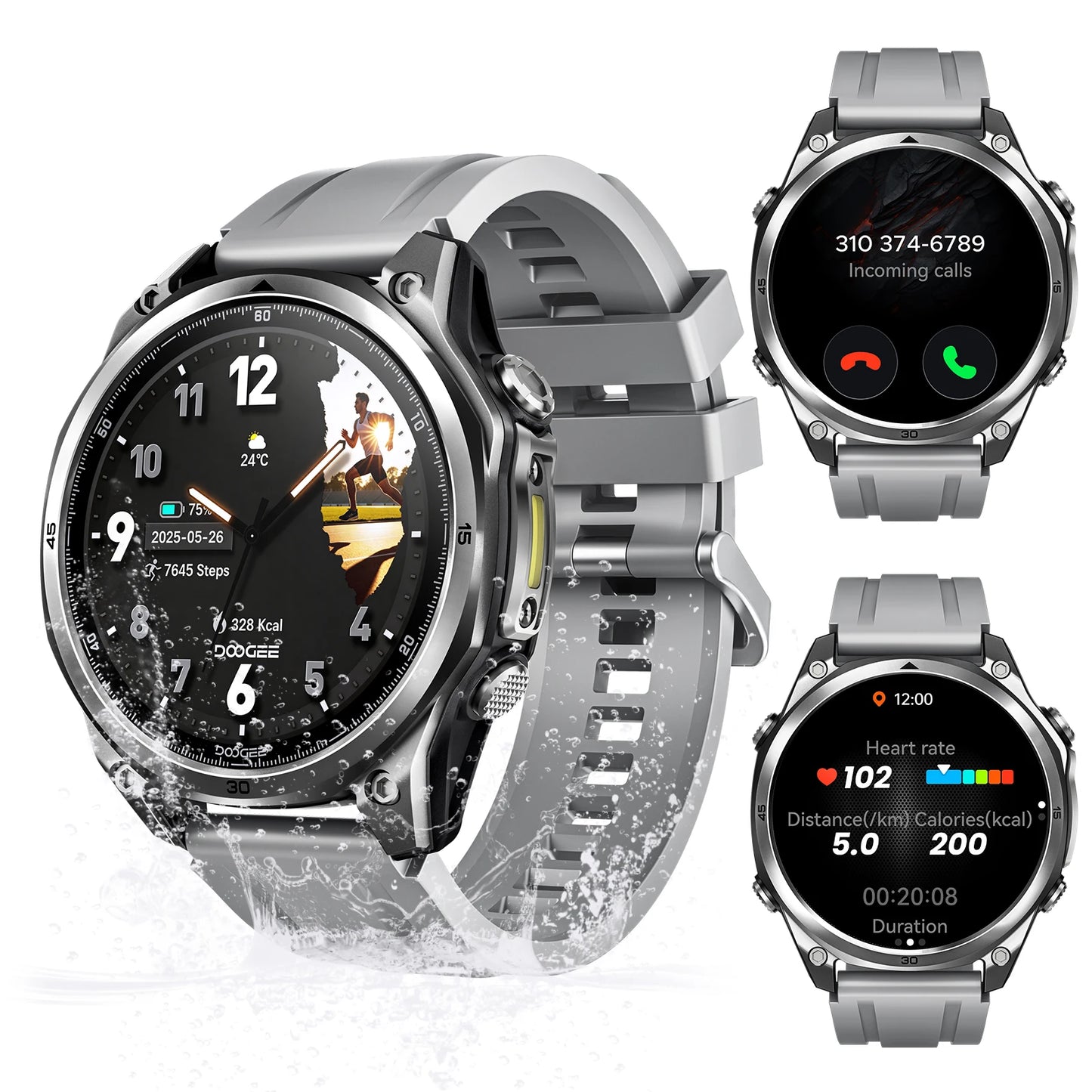 DOOGEE ANYWISE W1 LITE - Akku 8-12 Tage, 5ATM, 1,43Zoll