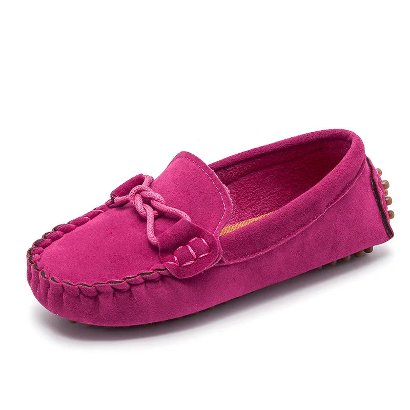 Kinder Loafers Schuhe 2025 - Jungen Flach Sneakers Baby Kids Casual Schuhe - Kleinkind Mädchen Atmungsaktiv Slip-on Schuhe Weich Boden Einfarbig