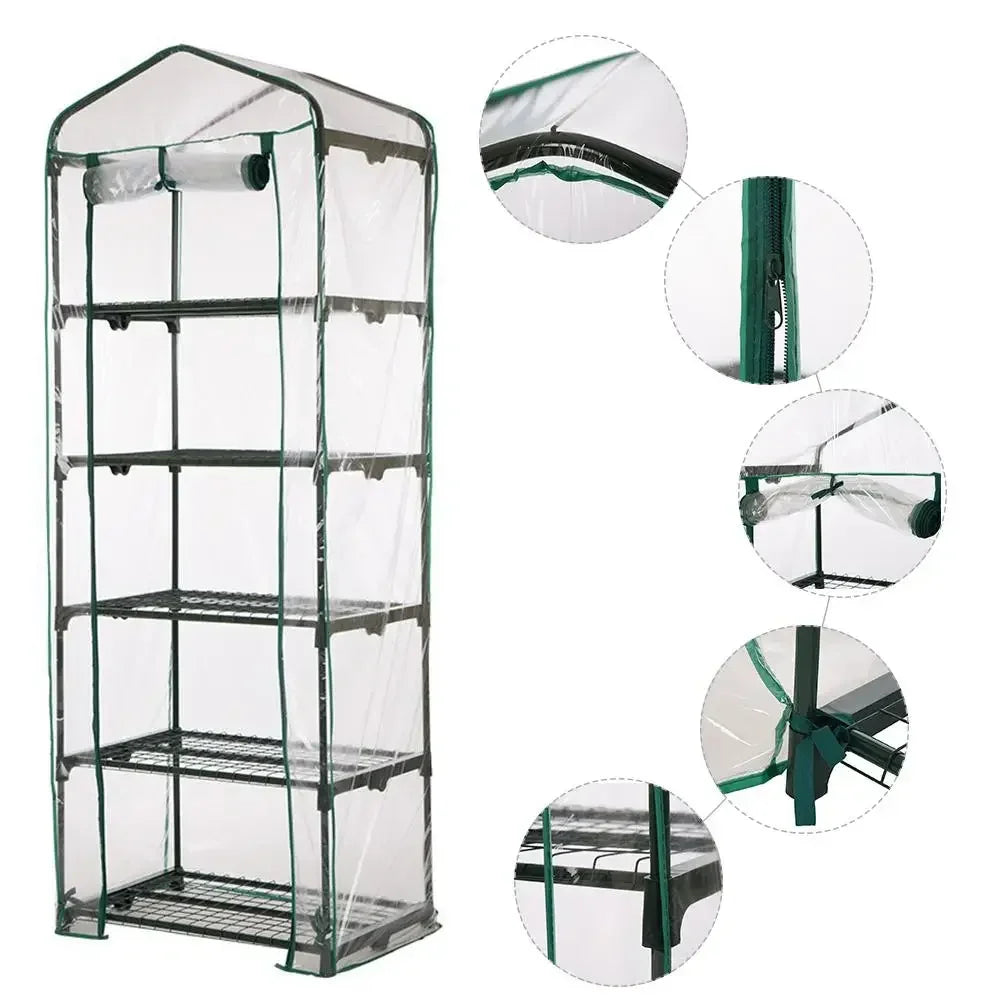 Choice WSZ Gewächshaus - Abdeckung Zipper PVC 2-5 Ebenen