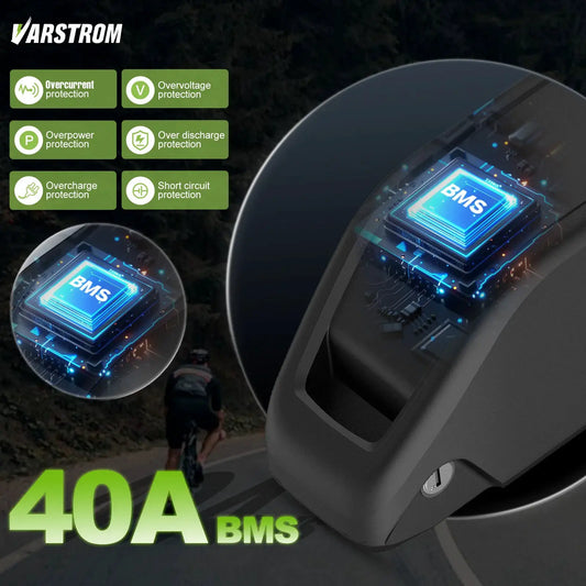 [EU Direktversand] Leistungsstarker 48V 52V 36V 20Ah 25Ah 30Ah E-Bike Akku Hailong Shark Unterrohr-Akkupack Yingwu Lithium-Akku mit 40A BMS Original 21700 Zellen für BAFANG Tongsheng BBS02B BBSHD BBS01B TSDZ8 TSDZ2B TSDZ16 E by Golden Bridge Store