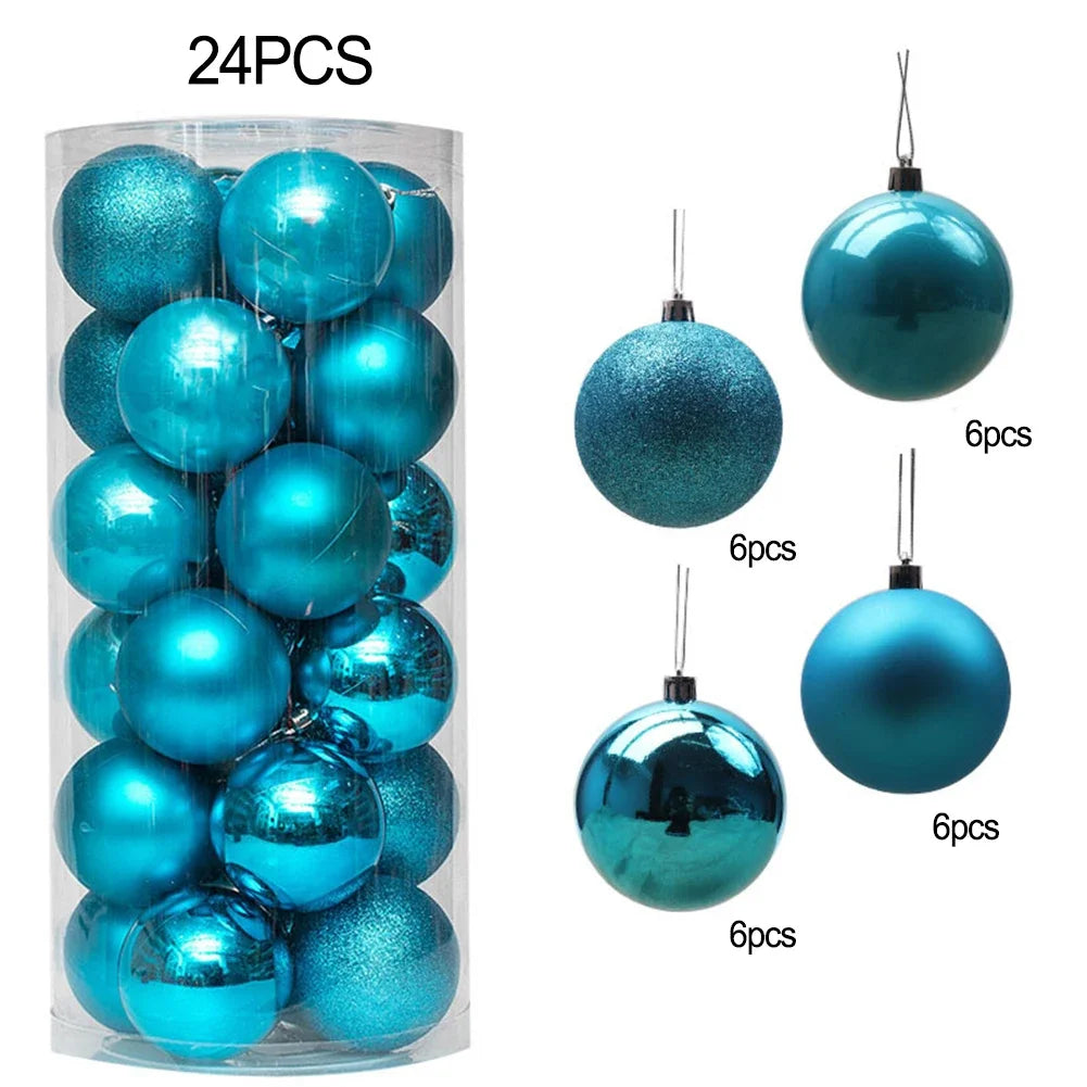 Choice Christbaumkugeln Kunststoff - 24 Stück, Ø3 cm