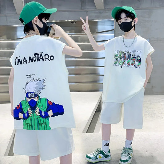 Jungen-Sportset 2025: Tank-Top & Shorts - Performance Athletic Collection