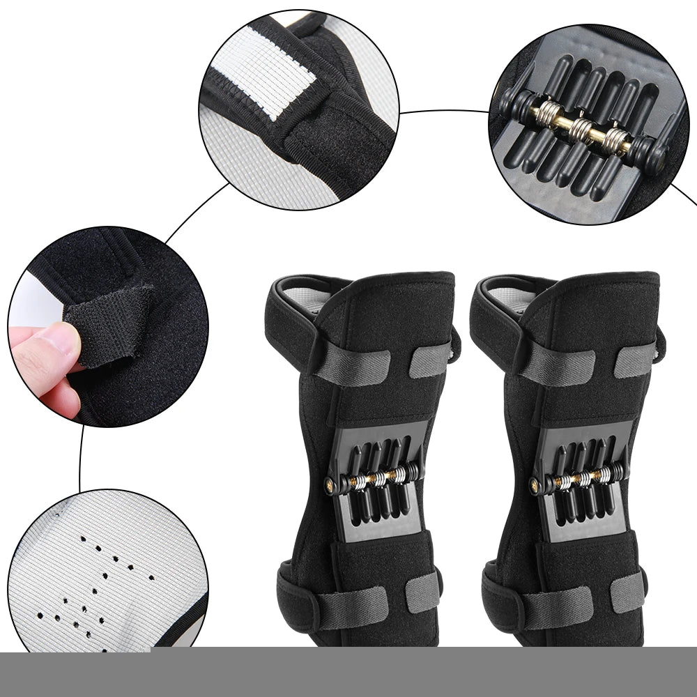Booster Power Support Kniebandage - Rückprall Gr M
