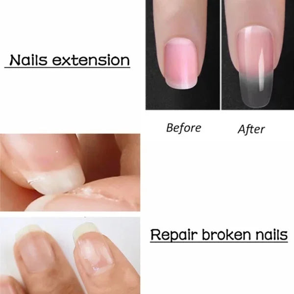 Nagel Extension Gel UV LED 2025 - Gelee Beauty Erweitert Modell Gel - Nagel Kunst Lack Reparatur Gebrochene Nägel Gel Erweitern Nagel Spitzen