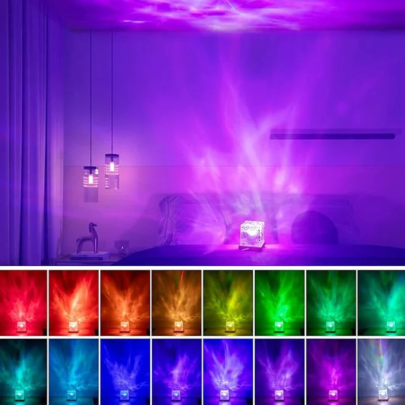 Aurora light projector – mood lamp for bedroom, bar, or restaurant