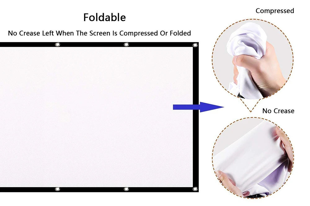 Outdoor-Leinwand 2025: Multi-Size Portable-Screen - Travel Theater Collection