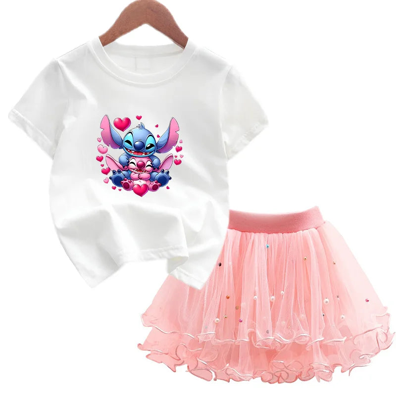 Mädchen-Disney-Set 2025: Lilo & Stitch Tutu-Kollektion - Licensed Character Collection