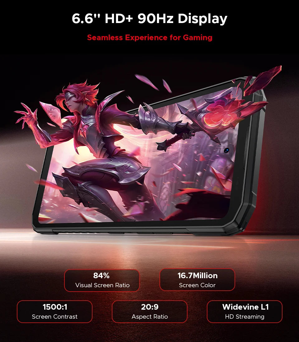 DOOGEE Blade20 Pro Robustes Smartphone - 11800mAh 18W 6,6 Zoll