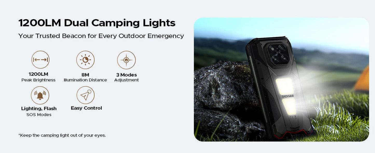 DOOGEE V Max LR Laser-Entfernungsmesser - 20500 mAh, 45W, 6,78 Zoll