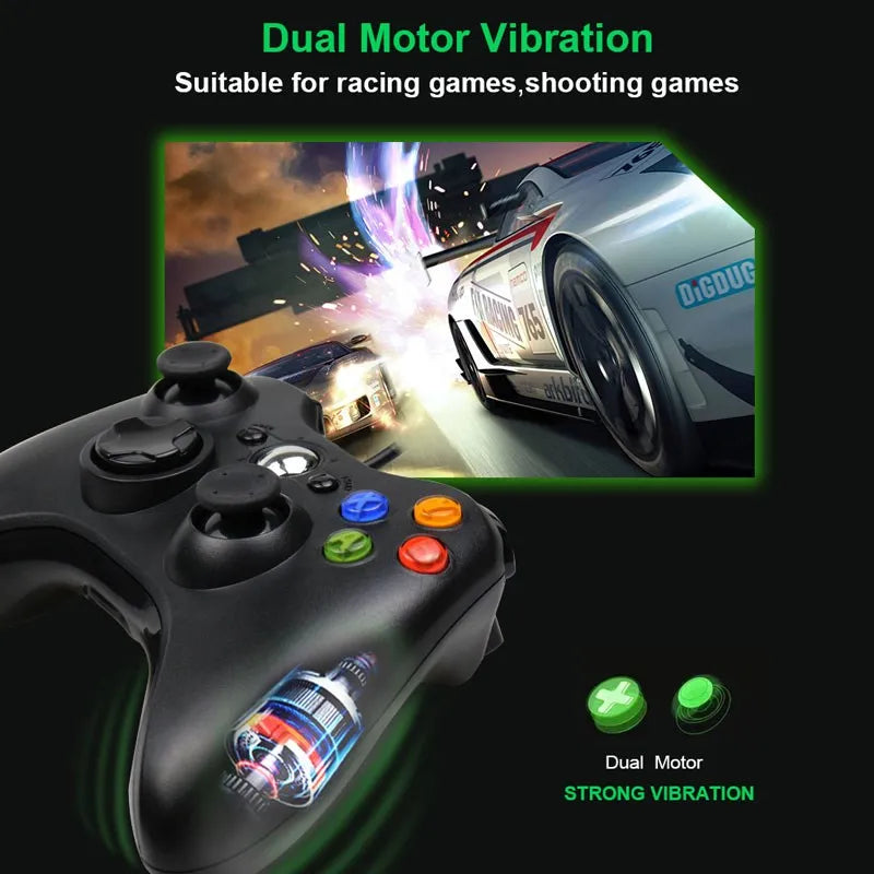 USB Verkabelt Controller Für Xbox 360 /360 Slim Konsole Gamepad Joypad Für PC Joystick Für XBOX360 Konsole Für PC Windows 7,8,10,11