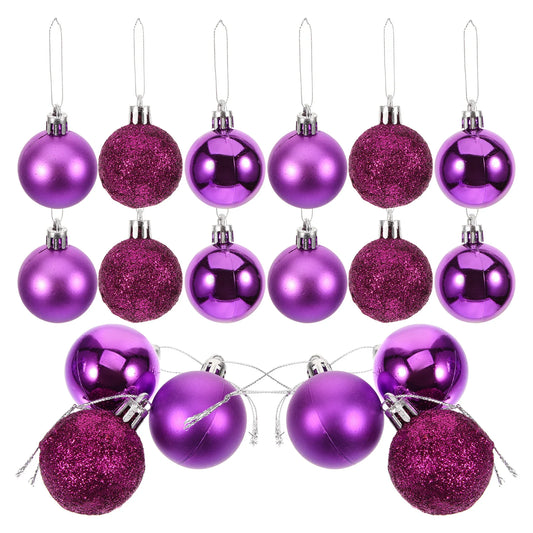 Choice Weihnachtskugeln Glänzend Kunststoff - 1000 Stück, Lila