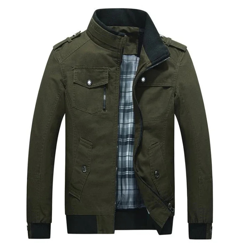 SCHEIFELE Bomberjacke Pilotstil - Baumwolle Taschen, Normal