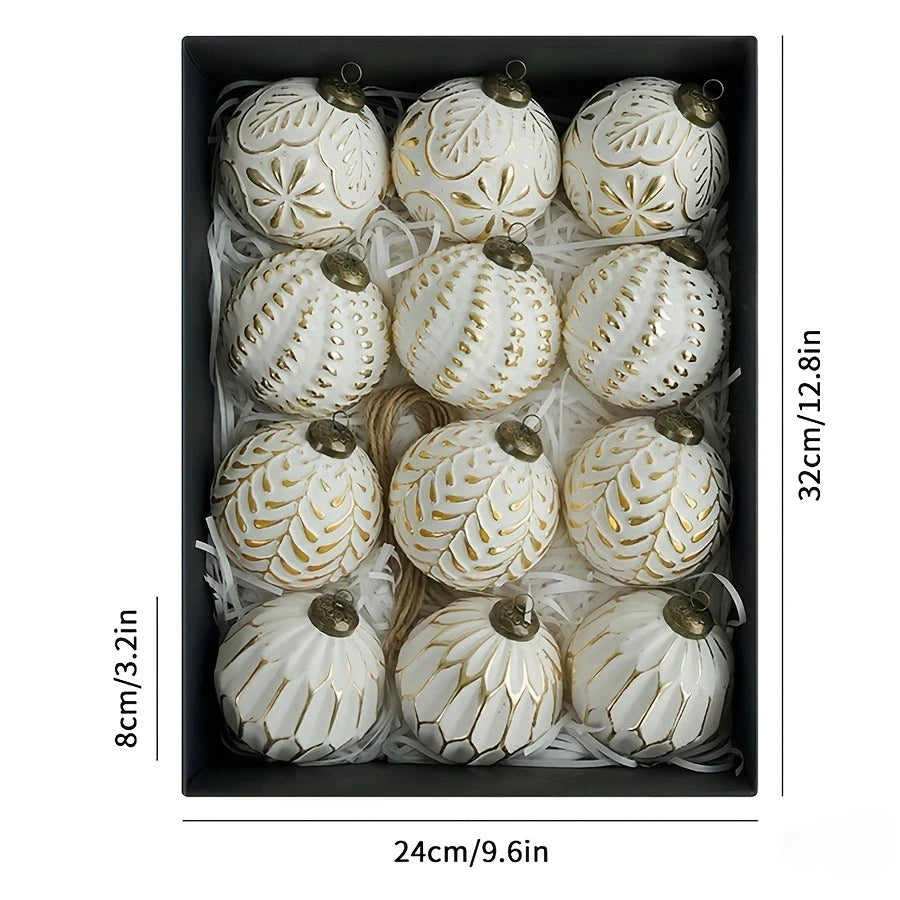 Choice Antik-Weihnachtskugeln Klassisch - Inhalt 12 Stück 8 cm