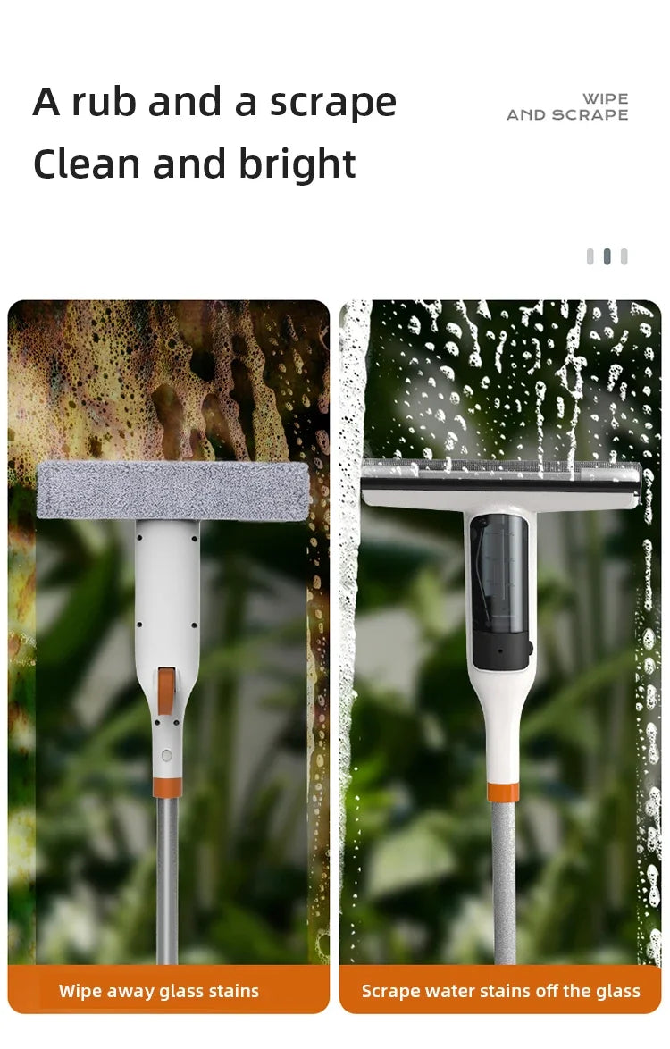 Soluție de curățat geamuri multifuncțională SprayMop - 400ml 12W 30cm