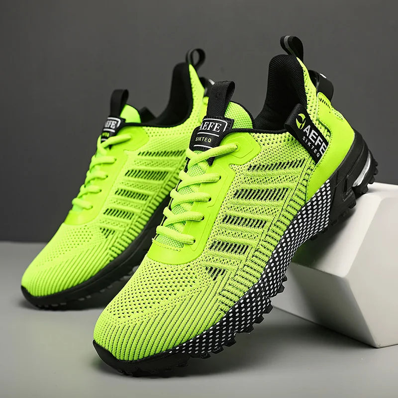Herren-Laufschuhe 2024: MAEDEF Neue 2024 Männer Laufen Schuhe Atmungsaktiv Outdoor Sport Schuhe Leichtgewicht Sneaker für Männer Komfortabel Athletisch Training Fußbekleidung Kollektion