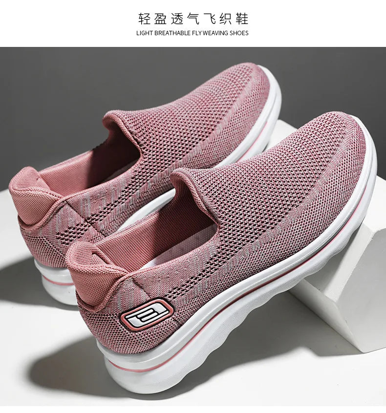 Atmungsaktive Frauen Sneakers 2025 - Leichtgewicht Weiblich Tennis Schuhe - Rutschfest Männer Sneakers Outdoor Weich Vulkanisiert Schuhe Casual Sommer