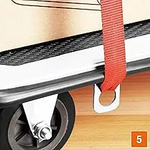 NONEM Plattformwagen Klappbar - Tragkraft 300 Kg, Maße 85x50 by Golden Bridge Store