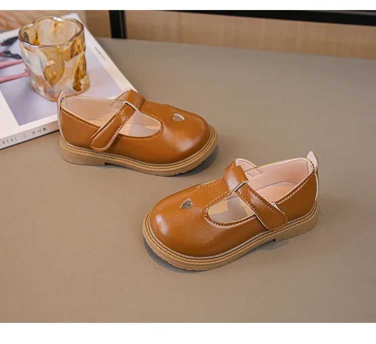 Lina Prinzessin Lederschuhe T-Riemen - Größe 20-27 Weich