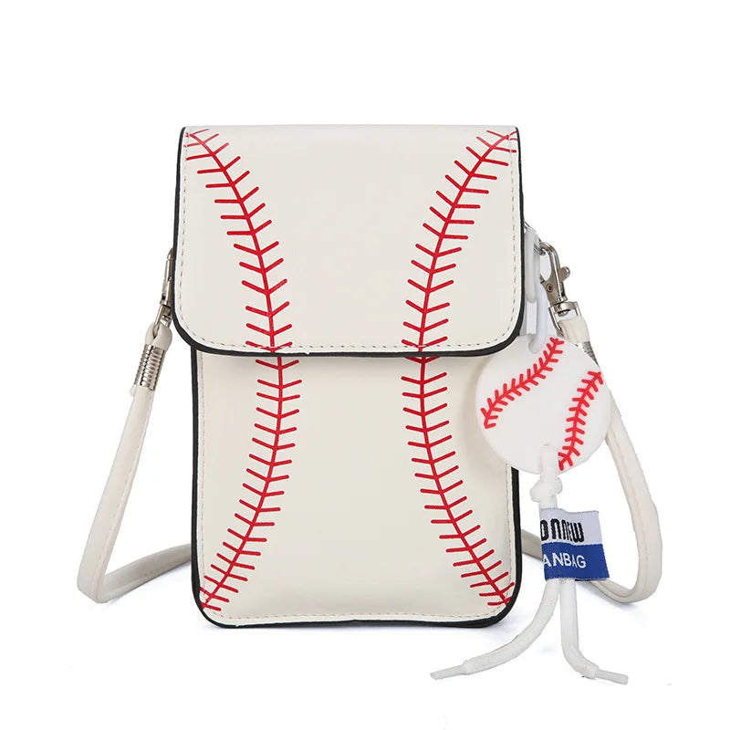 Fashion Vielseitig Crossbody Taschen 2025 - Baseball Gedruckt Schulter Tasche - Handy Quadrat Taschen Personalisiert Schräg Klein Geldbörse