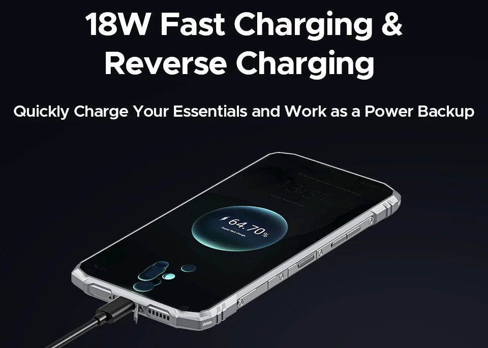 DOOGEE Blade10 Ultra Energy - Kapazität 6150mAh,18W, Maße 172x80x10,7