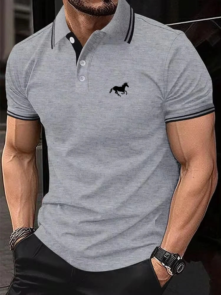 DINGSHITEM Polo-Herren Klassisch - Größe S-3XL, Polyester