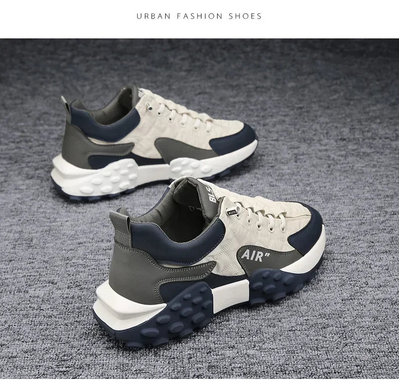 Sapatos Masculinos Platform Sneaker - EU Gr 45 46 4cm