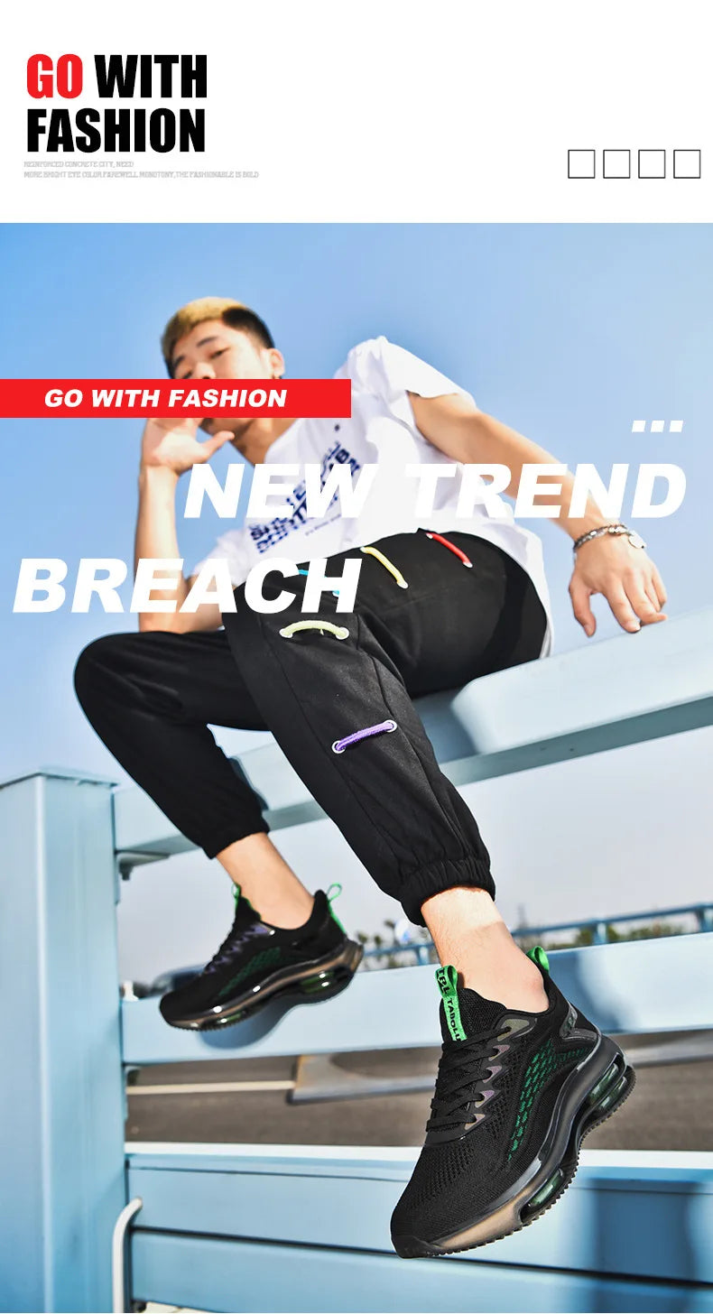 Men Walking Shoes Male Hollow Sole Sneakers Fashion Outdoor Casual Jogging Trainers Man Comfortable Light Soft Athletic Footwear