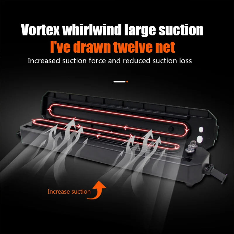 US Food Vacuum Sealer Vacuum Packaging Machine for Food with 10pcs Packed Bags 220V Automatic Household Food Vacuum Sealing