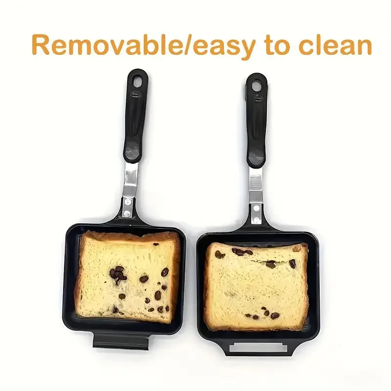 Sandwich-Maker 2025: Non-Stick Camping Sandwich Panini Maker Handle - Double Sided Frying Pan Detachable Grilled Flip Pan Collection