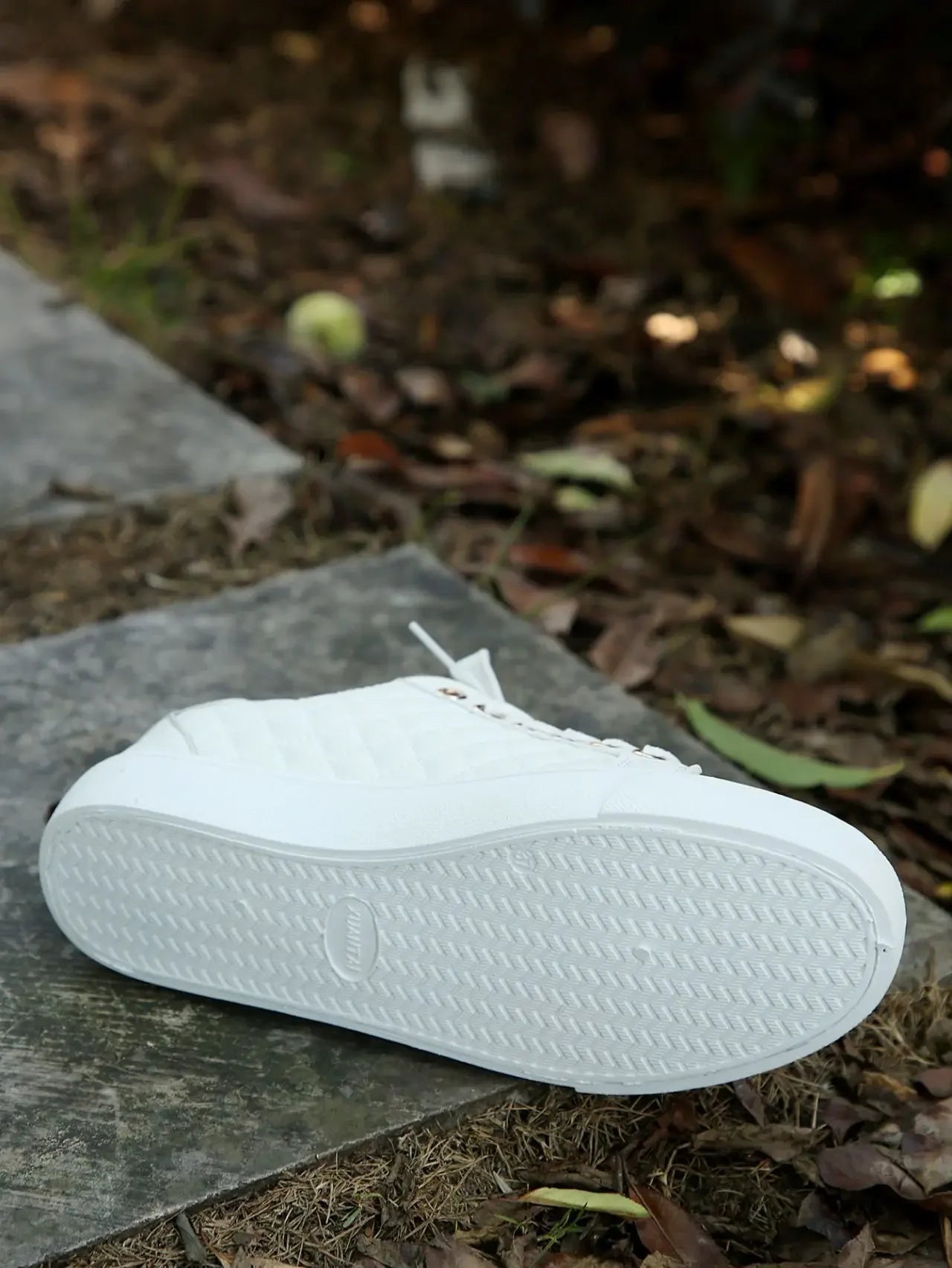Zhejiang JD-H53 Komfort Sneakers - Weiß PU Flach 36-41