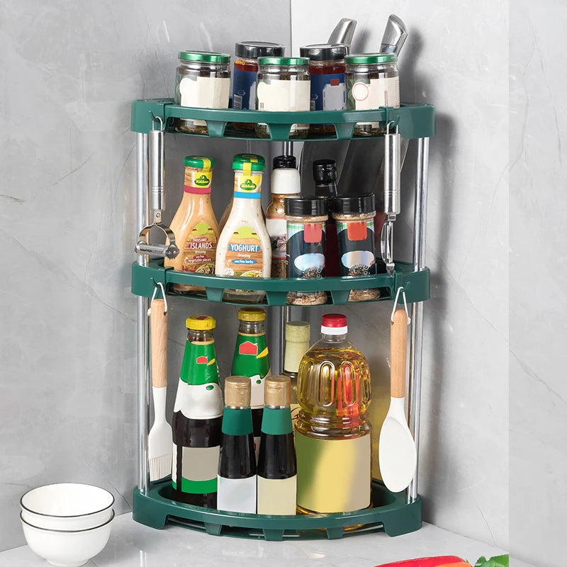 Choice Eckregal Küchenrack - Dreieck 3 Ebenen 25x25cm