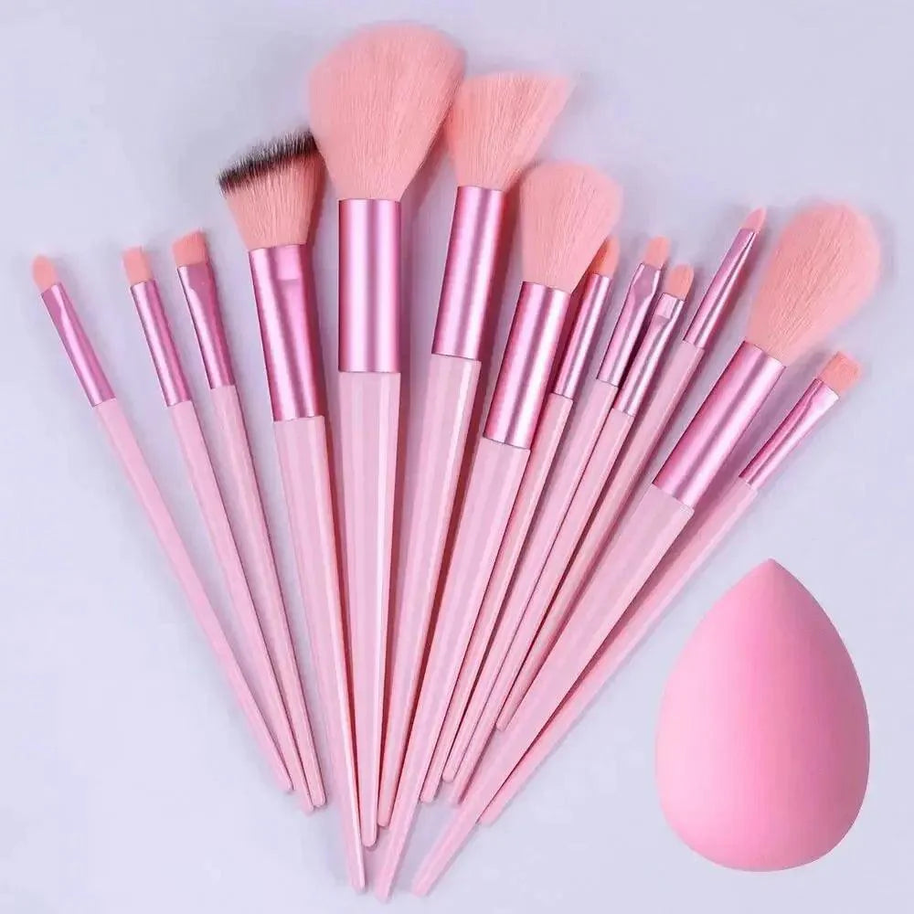 Makeup brush set soft fluffy professional cosmetic tool