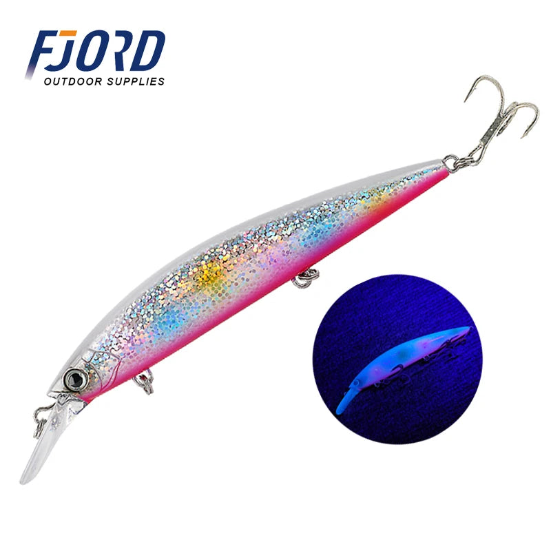 FJORD 110S 37g 90S 29g 70S 17g Schweres Sinken Minnow Angeln Köder Salzwasser Süßwasser Langer Wurf Meer Kunstlicher Köder Jerkbait