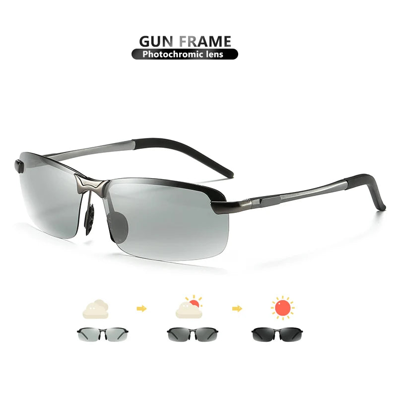 Sonnenbrille 2025: Photochromic Fishing Polarized - Chameleon Day Night Vision Driving Eyewear Collection