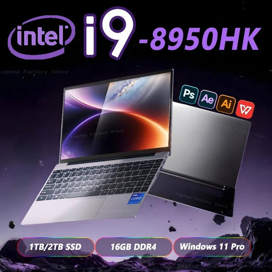NovaBook I9 Portabler Laptop 14,1 Zoll - 16GB 1TB SSD