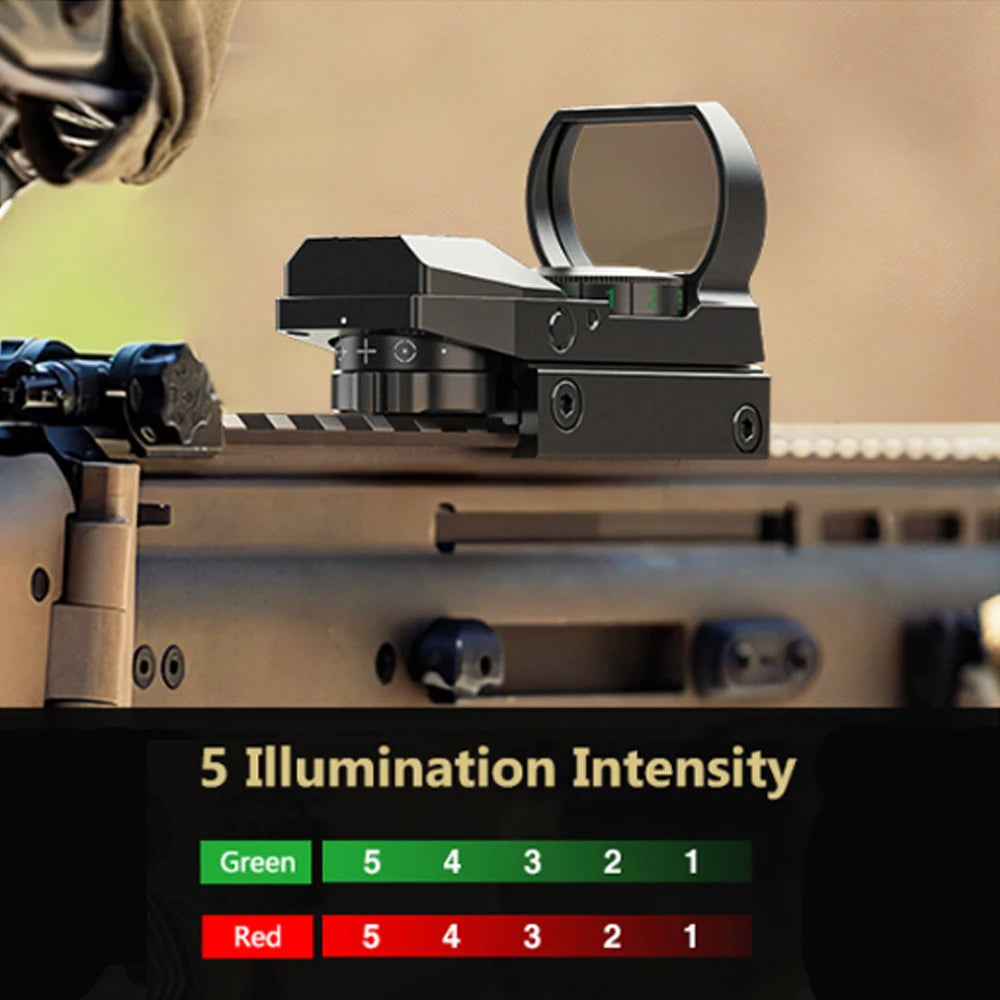 Taktische Rot-Grün-Dot-Sight-Scope-Riflescope-Jagdoptik-Reflex-Sight-mit-20mm-Schiene