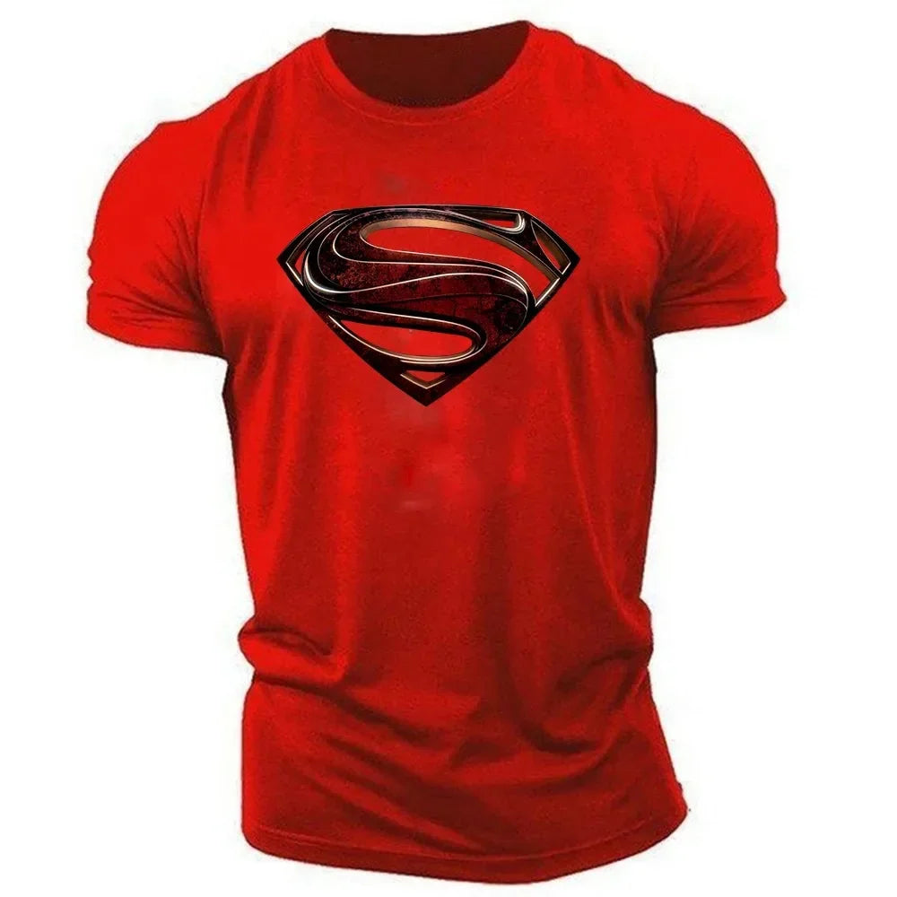 Herren T-Shirt 2025 - Summer Casual Outdoor Sports 2D Cartoon Print Quick Drying Crewneck