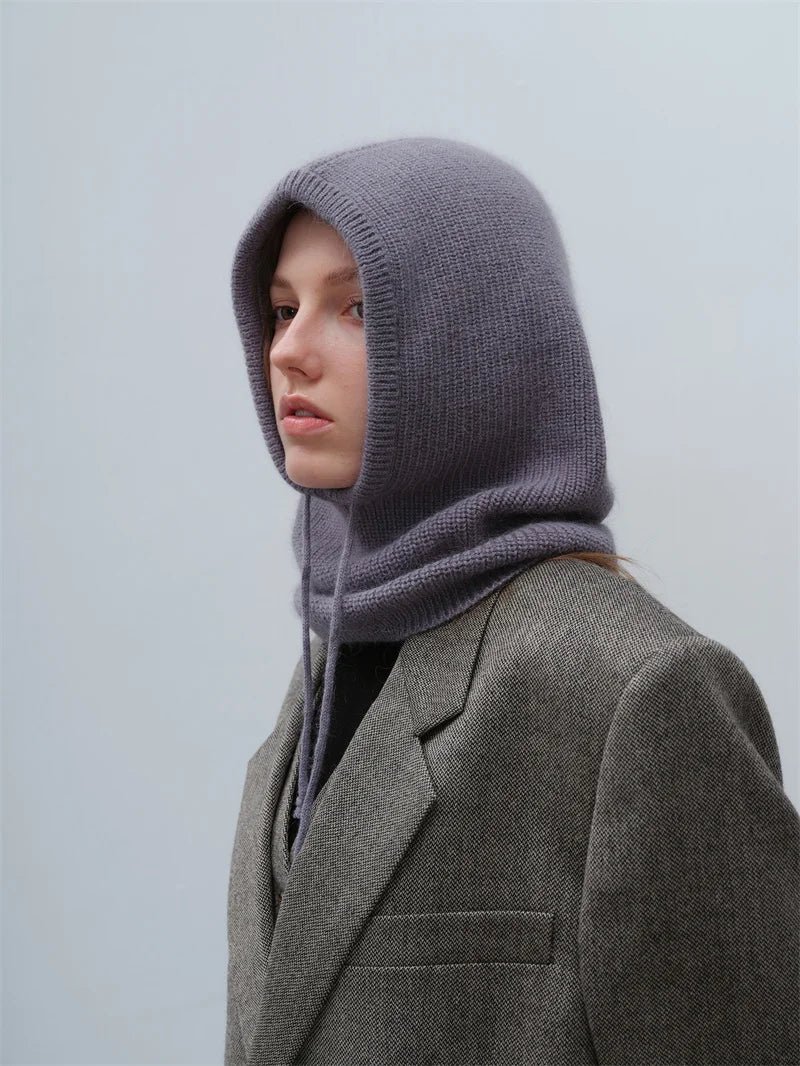 Furina Balaclava Kaninchenpelz Warm - Strick, Einheitsgröße