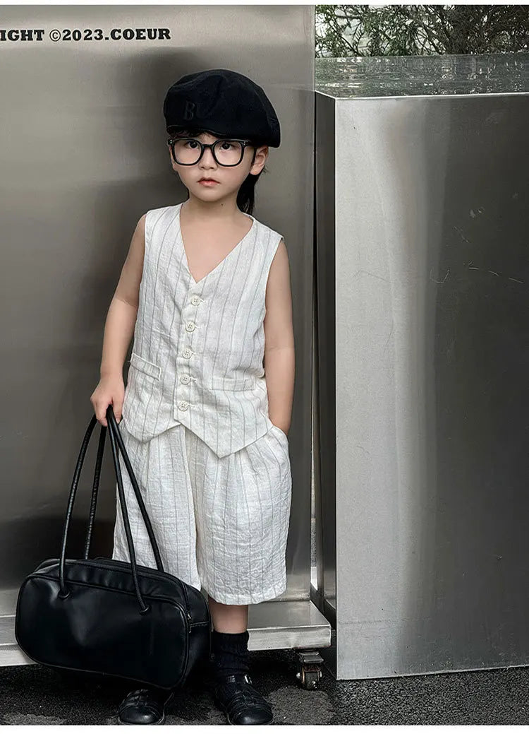 Kinder-Eleganz-Set 2025: Weiße Boutique-Kollektion - Premium Formal Wear