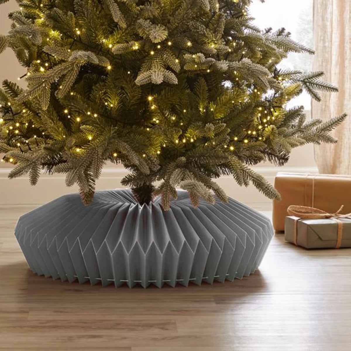 Luxus Waben Weihnachtsbaum Rock Weihnachtsbaum Basis Dekoration Baum Rock Zaun Fuß Zaun Boden Dekoration