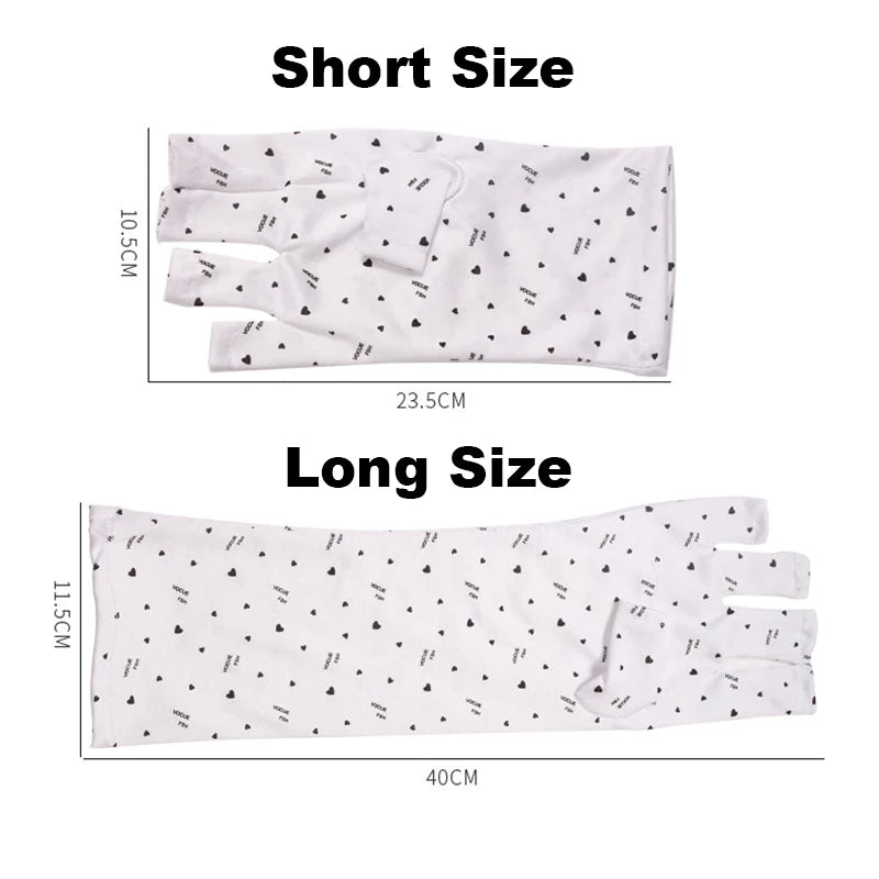 Choice UV Schutzhandschuhe - Anti UV 2er Set M L Für Nägel