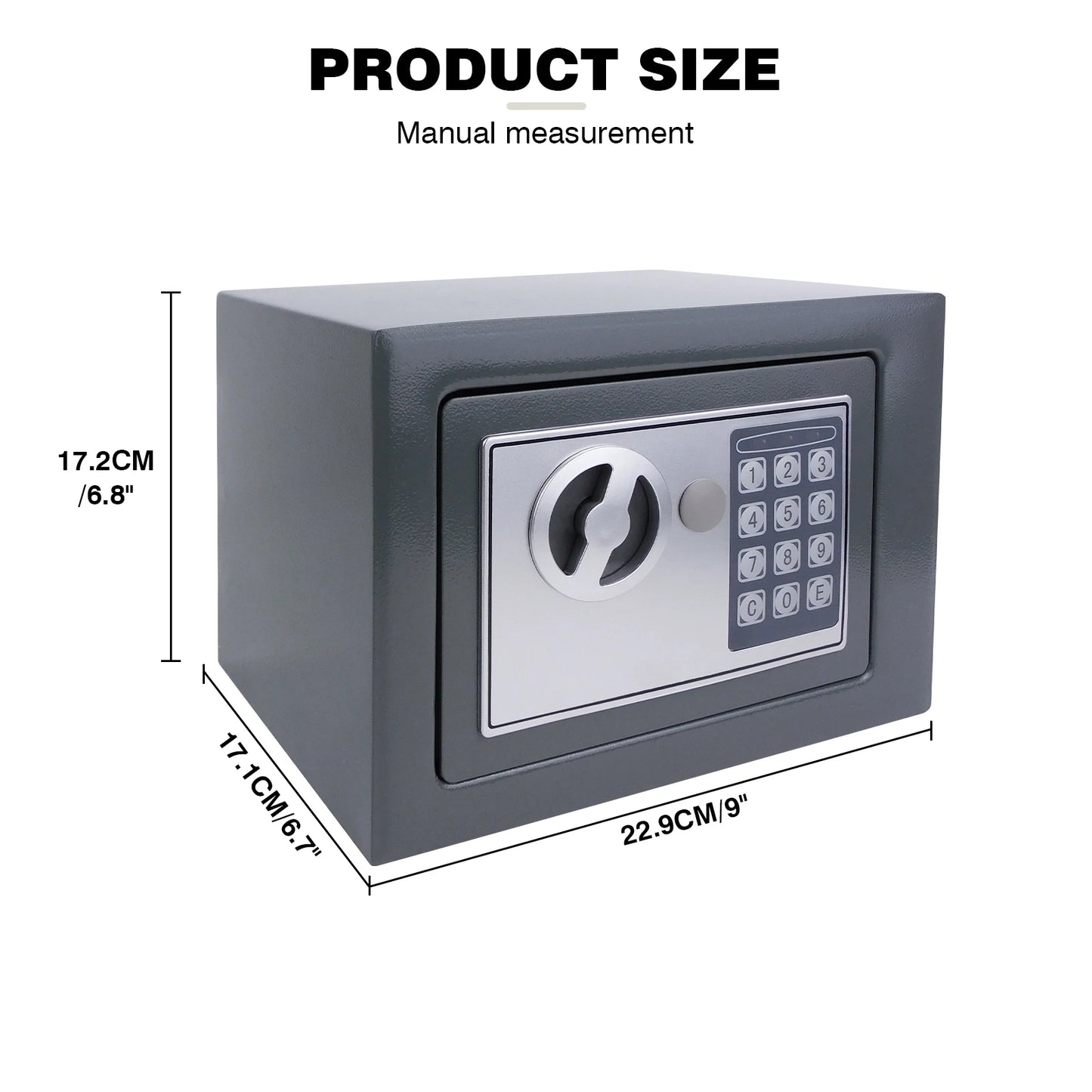Digitaler Safe 2025 - 4.6L Elektronischer Tresor Studenten Wertsachen Back to School