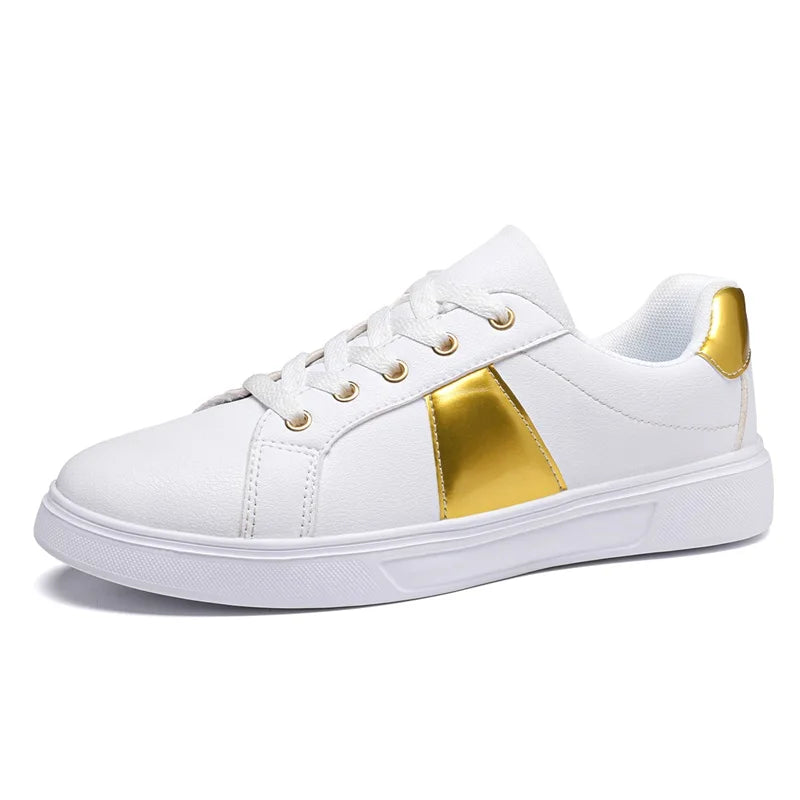 Men's and women's sneakers Casual Shoes Women's flats Lightweight leather breathable shoes Women's white sports walking shoes