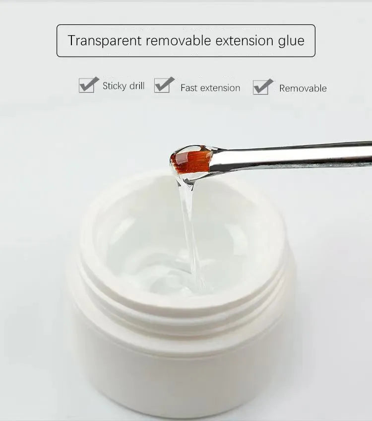 MOONBIFFY HW538 UV Builder Gel - Transparent Rosa 15ml